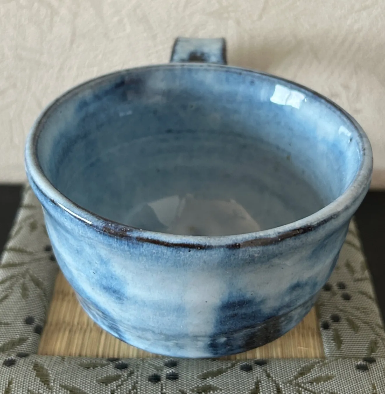 コーヒーカップ(ブルーワラ灰) 器 陶器 和食器 受賞作家 手作り 一点物 ⑬
