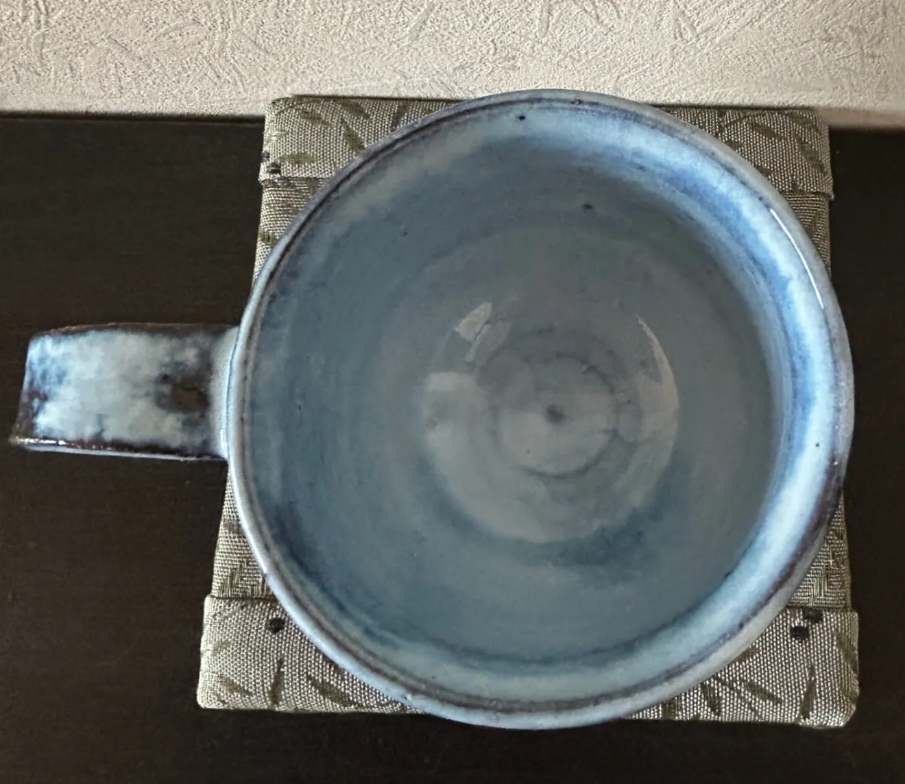 コーヒーカップ(ブルーワラ灰) 器 陶器 和食器 受賞作家 手作り 一点物 ⑬