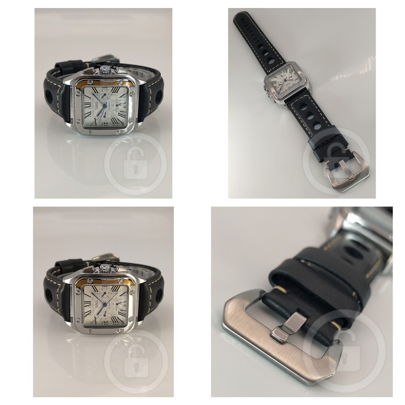 【機械式多機能スクエアモデルにコアミリタリースタイルが見事にマッチ/新品】裏スケ