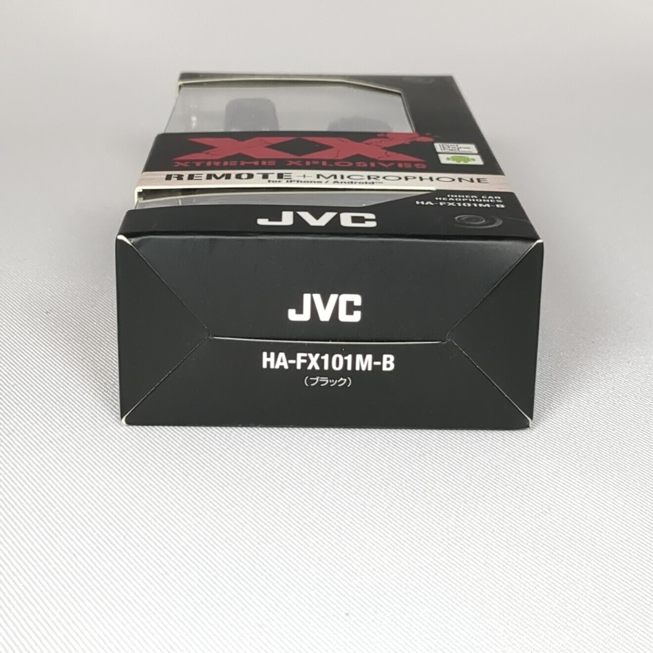 JVC XXシリーズ HA-FX101M-B カナル型イヤホン ブラック