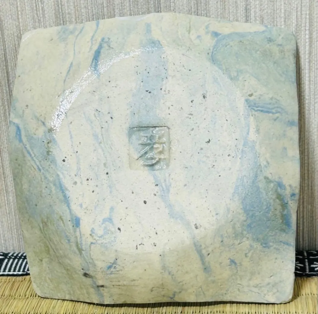 四角皿(透明) 角皿 小皿 皿 器 和食器 受賞作家 手作り 一点物 ⑤