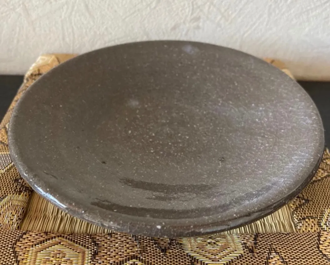 丸皿(透明) 小皿 皿 器 和食器 陶器 受賞作家 手作り 一点物 ⑱