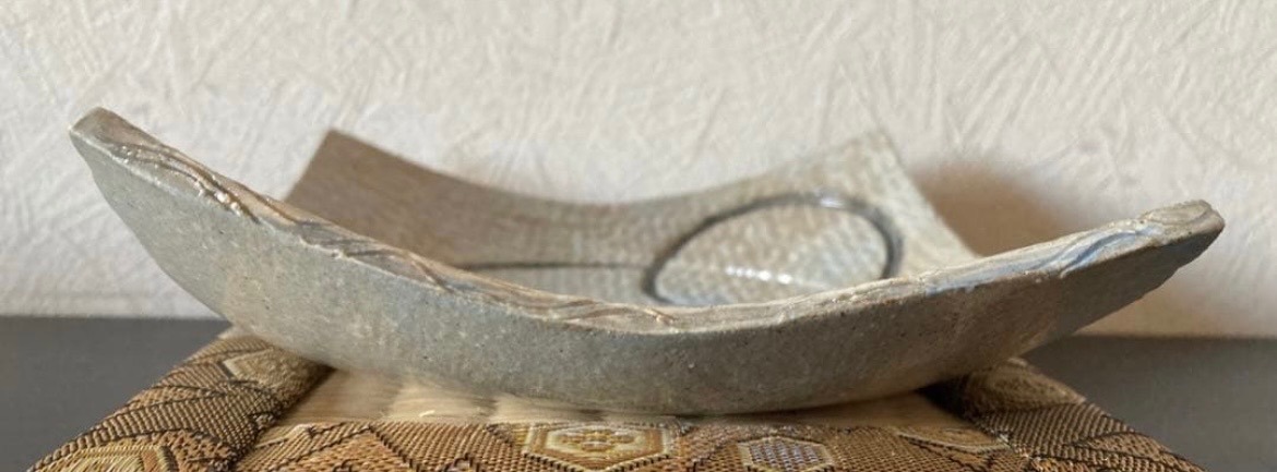 ㉑ 四角皿(透明) 小皿 皿 器 和食器 陶器