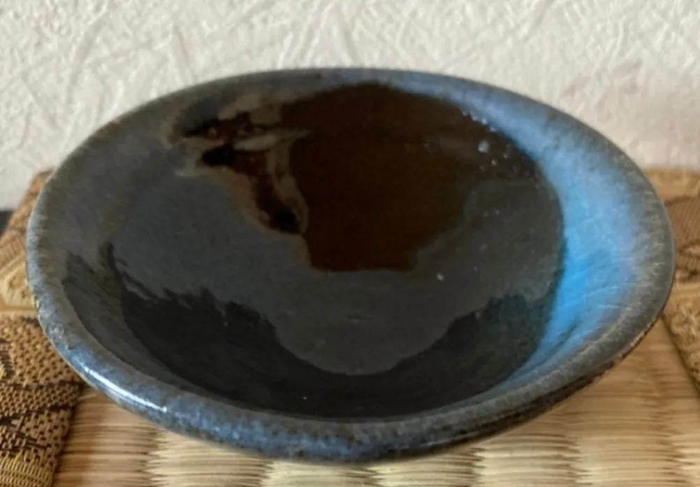 ぐい呑み(青磁) 豆小鉢 小皿 器 和食器 陶器 受賞作家 手作り 一点物 ⑭