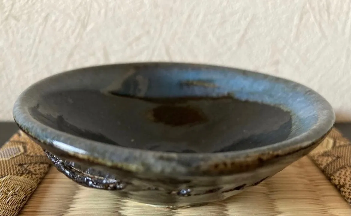 ぐい呑み(青磁) 豆小鉢 小皿 器 和食器 陶器 受賞作家 手作り 一点物 ⑭