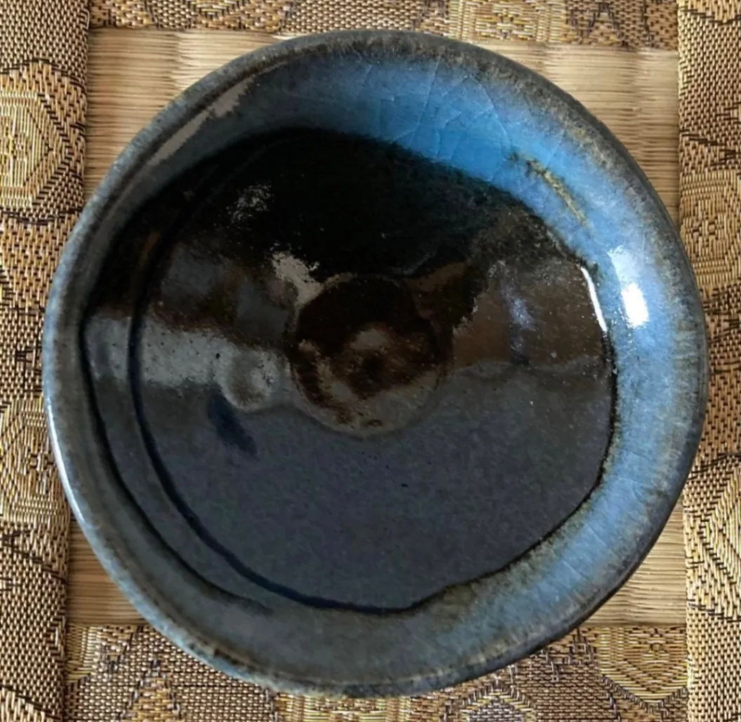 ぐい呑み(青磁) 豆小鉢 小皿 器 和食器 陶器 受賞作家 手作り 一点物 ⑭