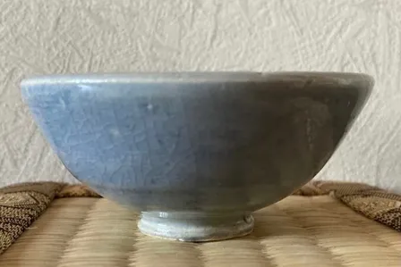 ぐい呑み(青流紋) 豆小鉢 小皿 器 和食器 陶器 受賞作家 手作り 一点物 ⑯