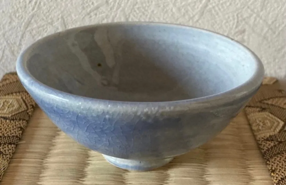 ぐい呑み(青流紋) 豆小鉢 小皿 器 和食器 陶器 受賞作家 手作り 一点物 ⑯