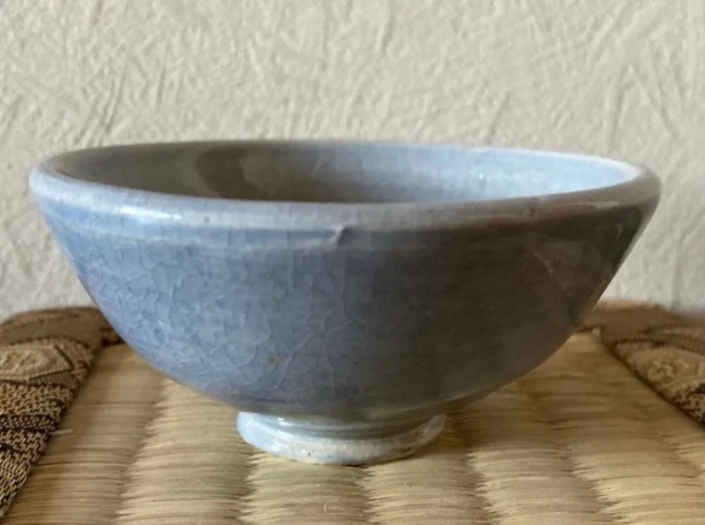 ぐい呑み(青流紋) 豆小鉢 小皿 器 和食器 陶器 受賞作家 手作り 一点物 ⑯