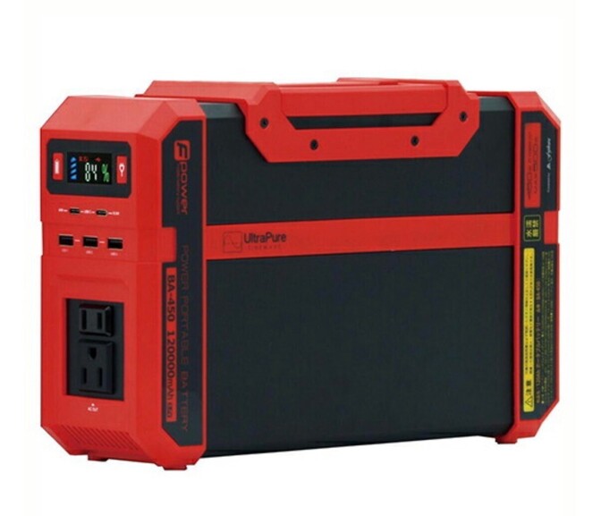 BA-450 ポータブル電源 450W 120000mAh 富士倉