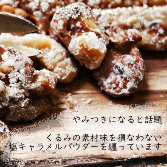 【父の日ギフト】お試し少量タイプ 塩キャラメルくるみ 100g ～日頃の感謝を伝えるこだわりの逸品～