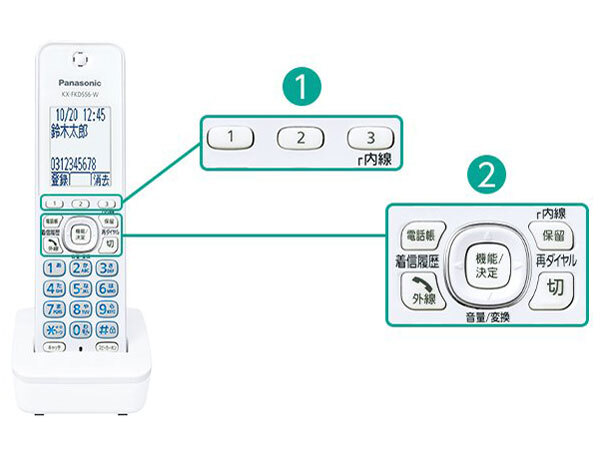 【延長3年保証】Panasonic デジタルコードレス電話機 VE-GD69DL