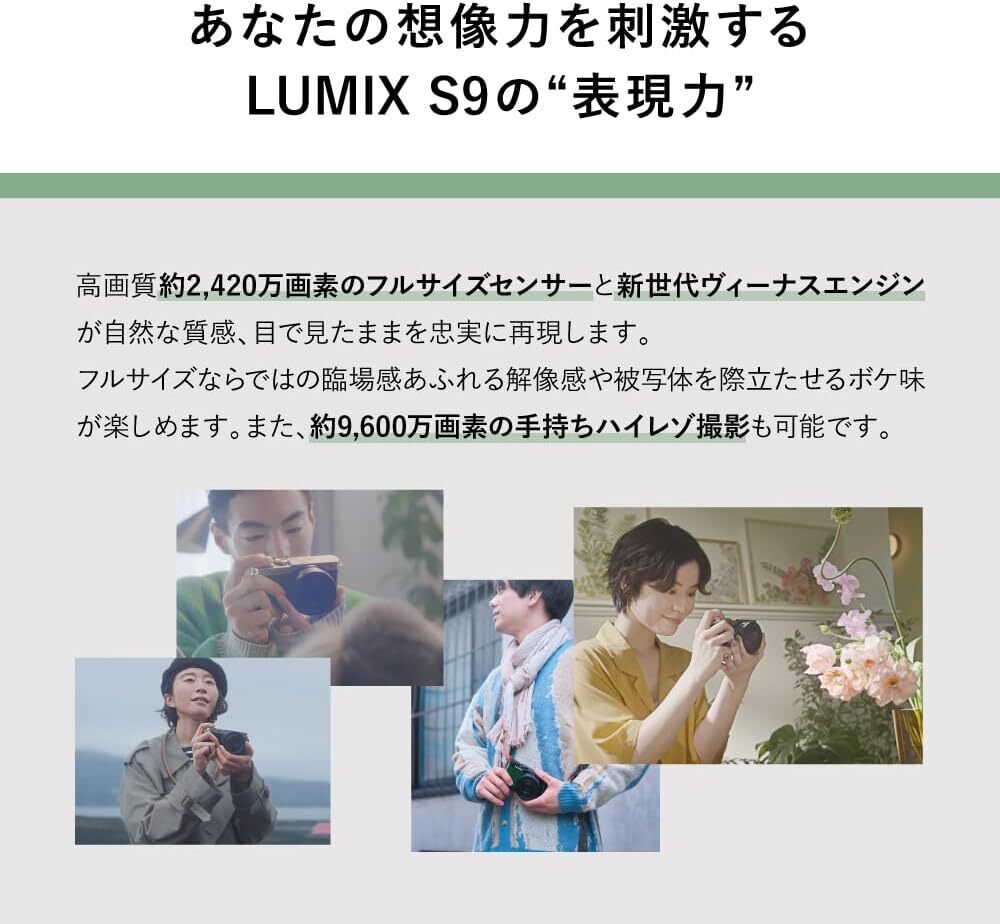 【延長3年保証】Panasonicデジタル一眼カメラ　DC-S9H