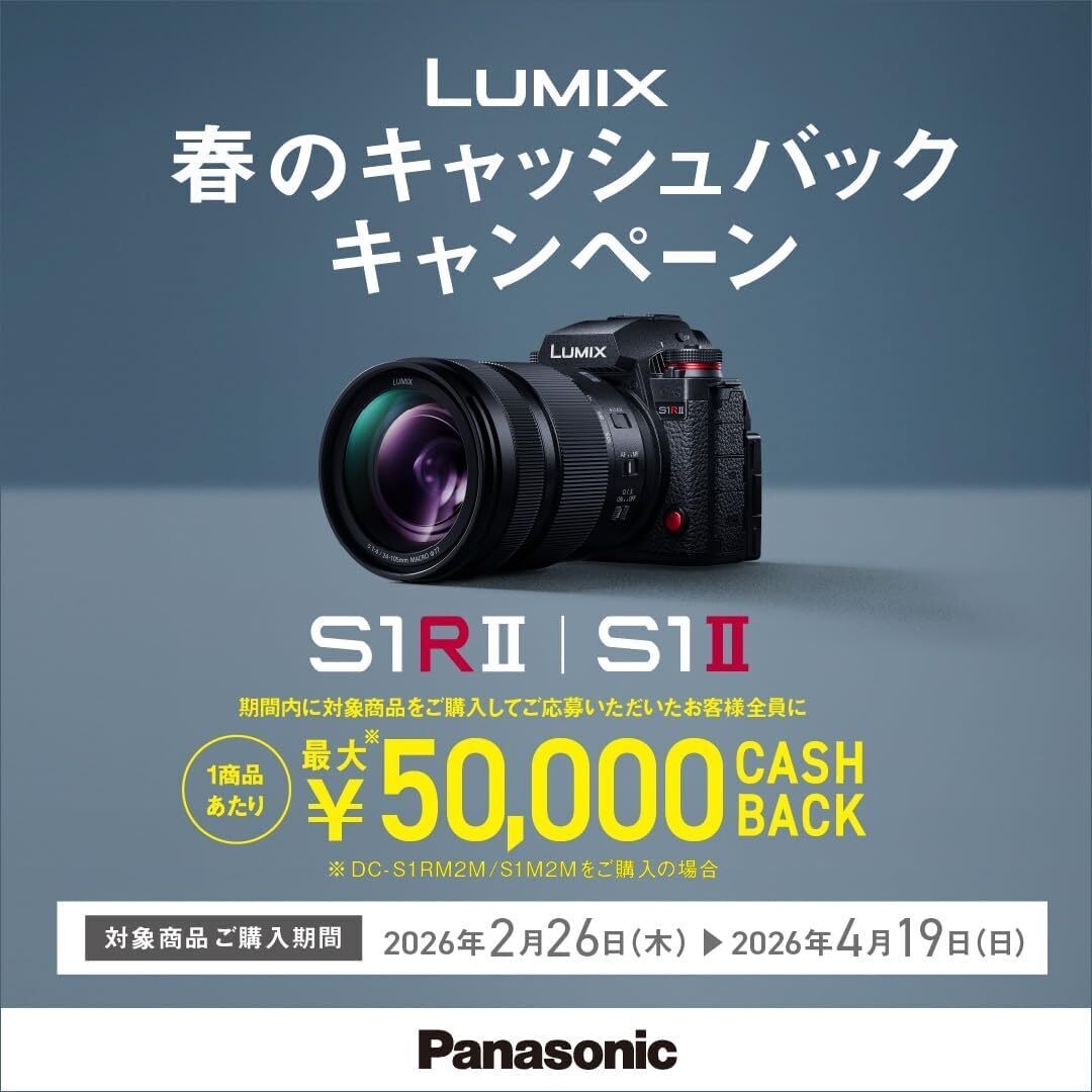 【延長3年保証】Panasonicデジタル一眼カメラ　DC-S1M2M