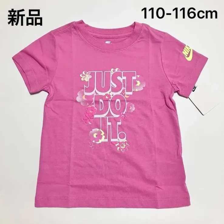 新品 NIKE ナイキ半袖 シャツ カットソー  Tシャツ キッズ 子供服 女の子 春 夏 110