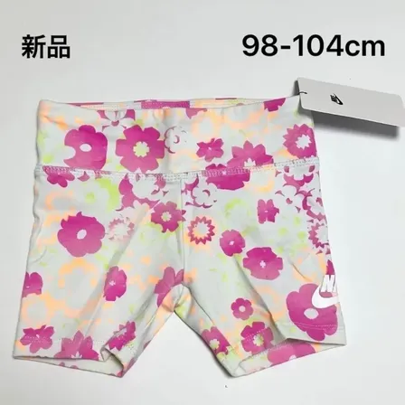 新品 NIKE ナイキ ハーフパンツ 半ズボン キッズ 子供服 女の子 春 夏 花柄 ピンク 100