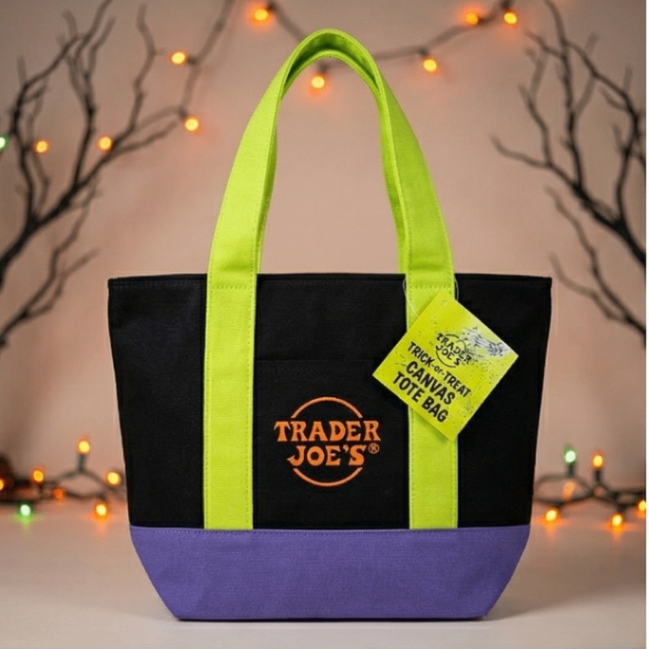 【新品】トレジョ 2025年秋限定 ミニキャンバストートバッグ マルチカラー