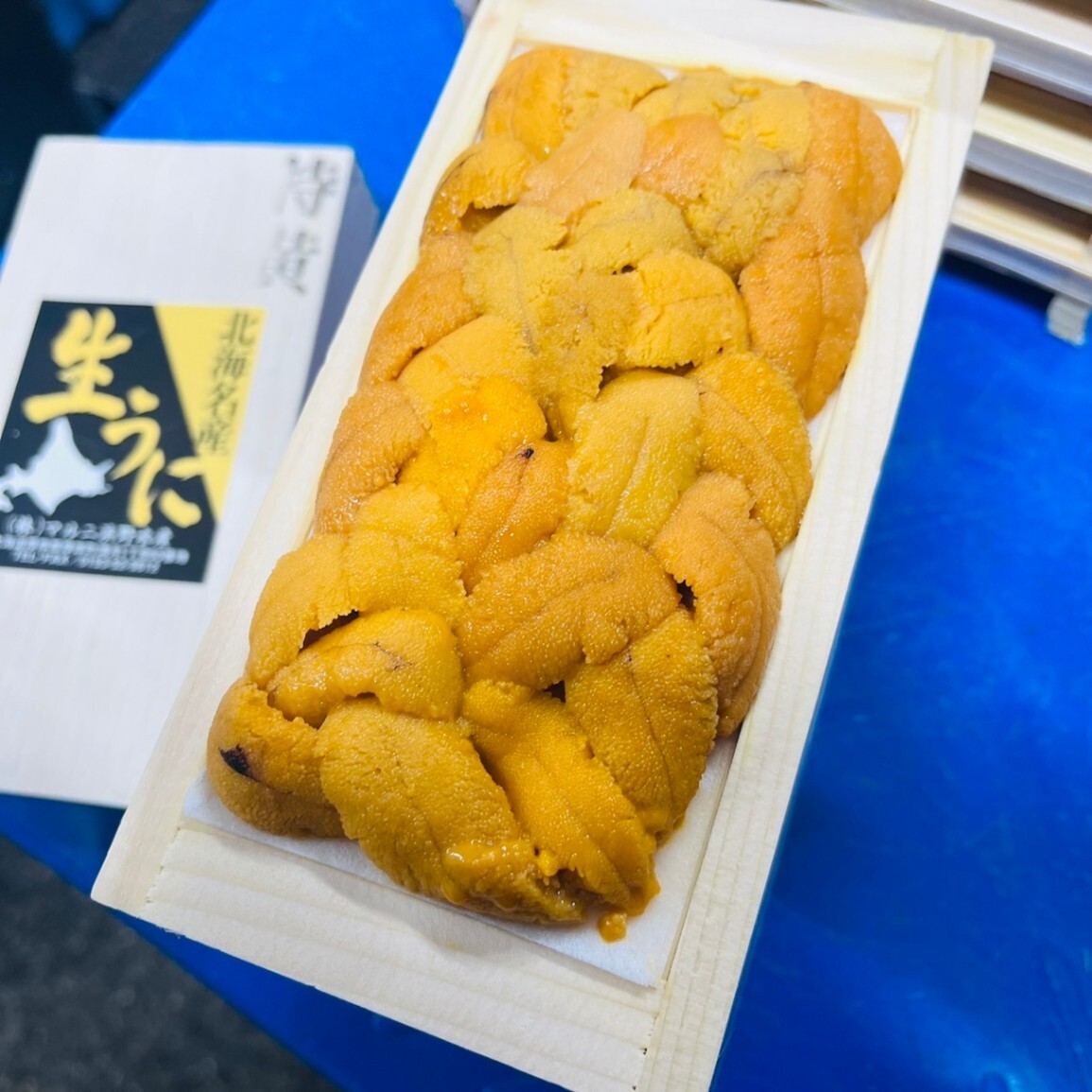 ◎北海道産 特黄 生うに 木箱入り｜冷蔵直送｜