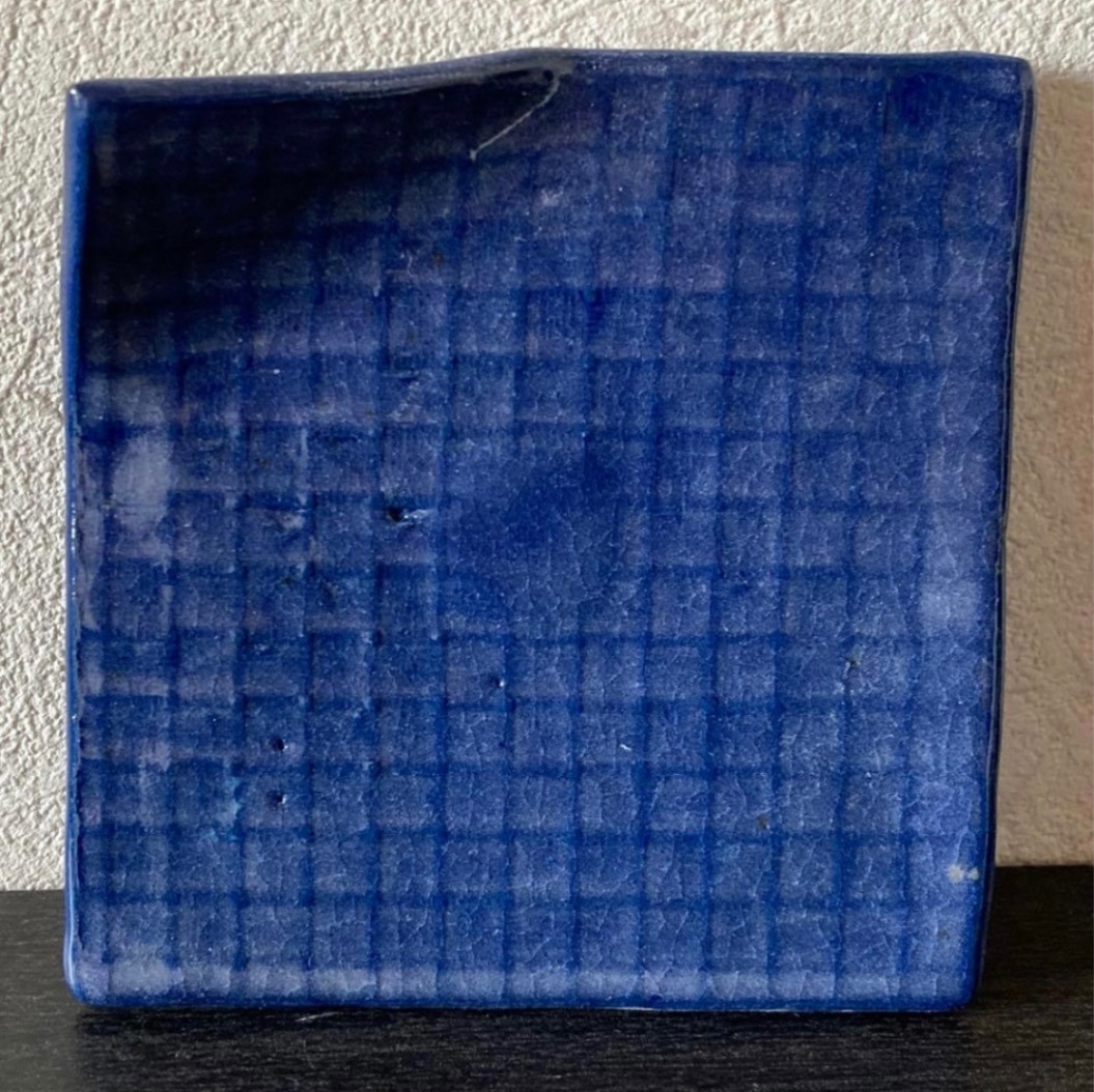 ㉘ 平皿(スカイブルー) 小皿 皿 器 和食器 陶器