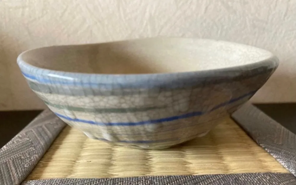 小鉢(青緑) 茶碗 皿 器 和食器 陶器 受賞作家 手作り 一点物 ⑦