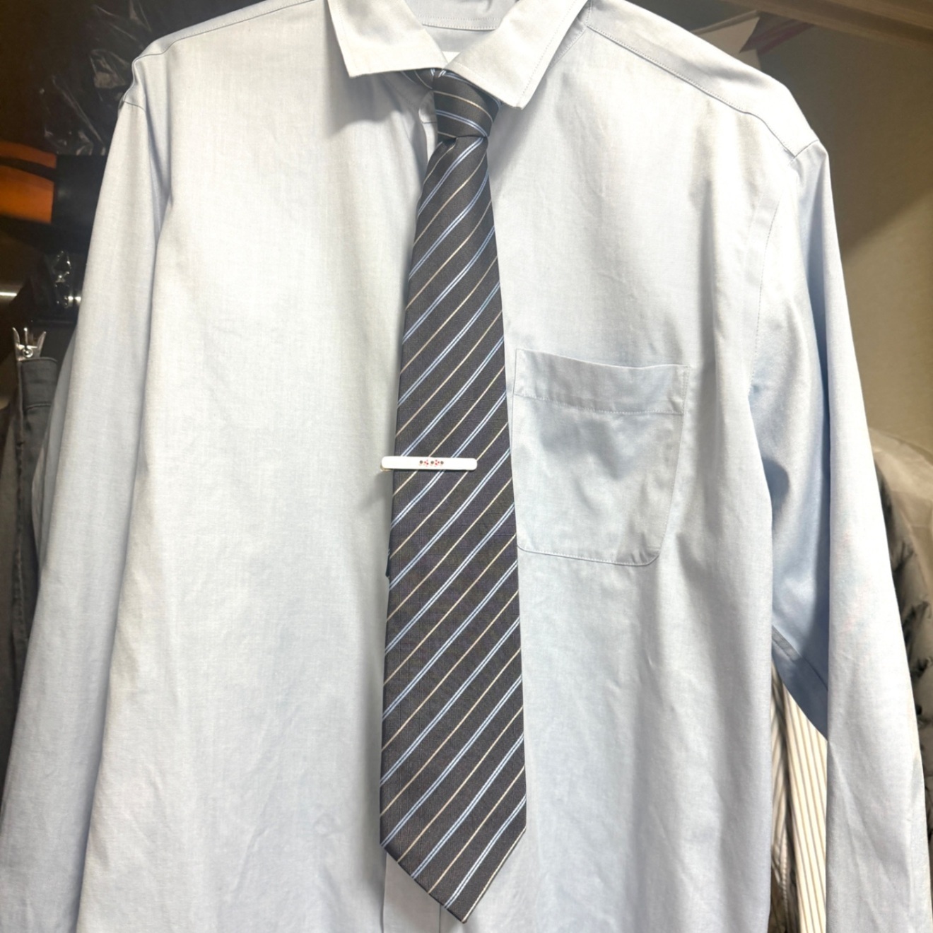 【麻雀】選べる点棒ネクタイピン（黒棒・1万点・5千点・千点・百点）