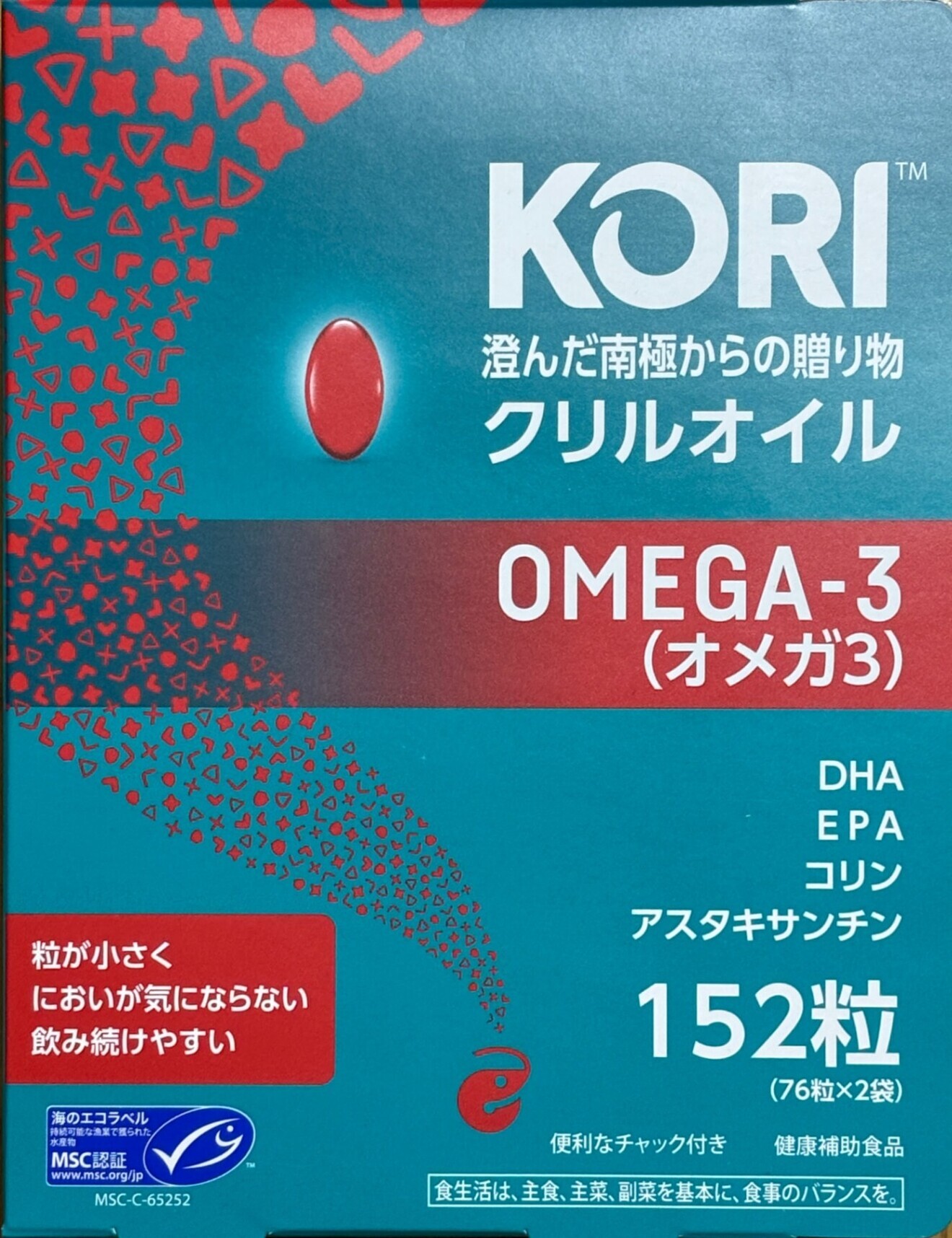 KORI クリルオイル サプリメント 152粒