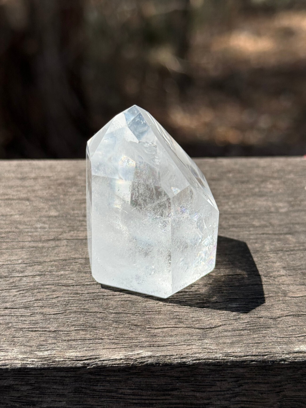 〜 魅惑の透明感が心に響く
希少　トマスゴンサガ産水晶ポイント《透明感抜群！特別な一品》〜　28