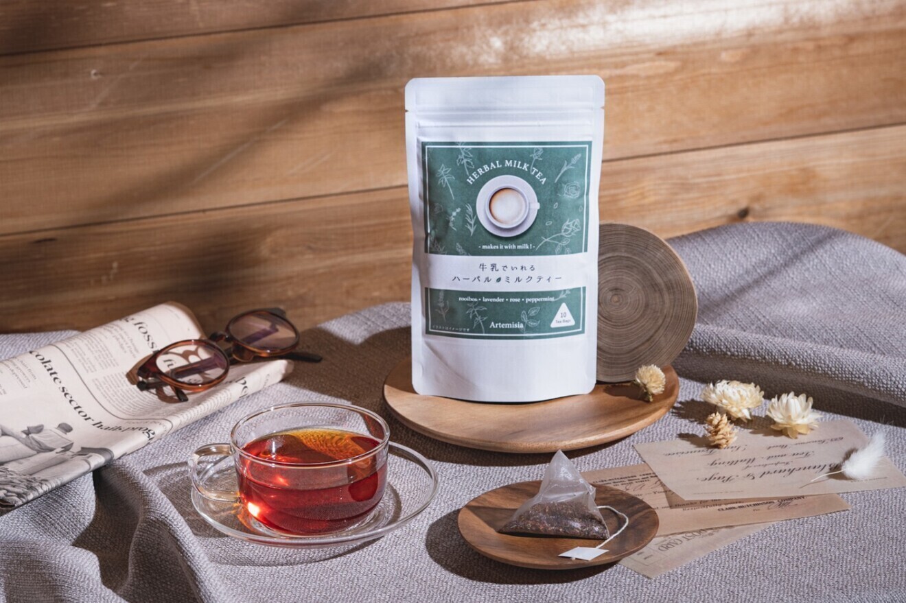 牛乳でいれる ハーバルミルクティー　ティーバッグ10個入り　2種セット