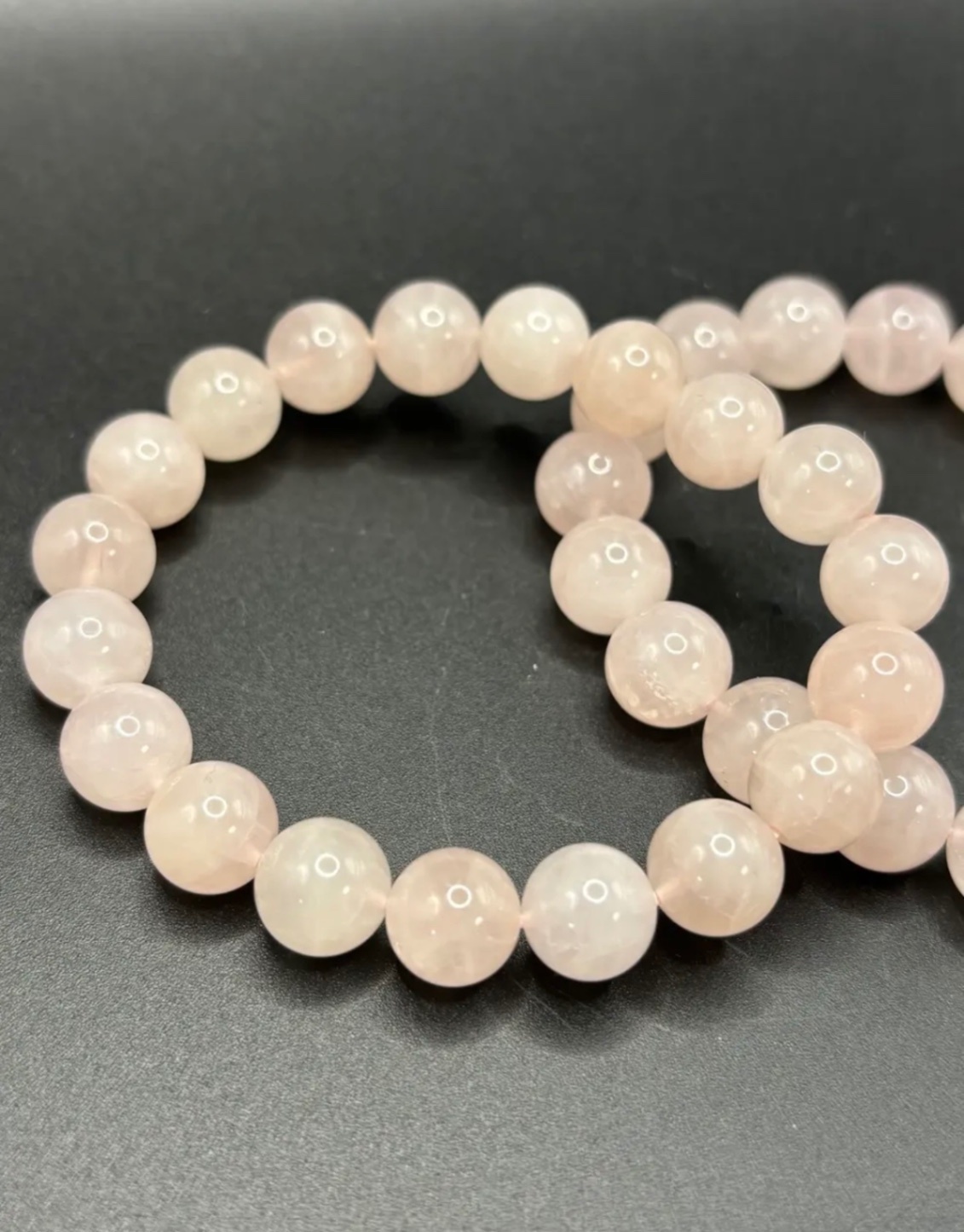 〜愛と美しさ、恋愛のお守り〜　ローズクォーツ（桜水晶） 10mm