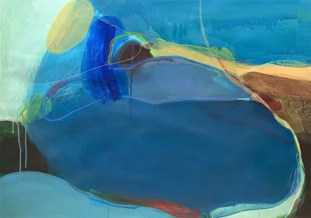 【抽象絵画】 すてたものである/ There isn't a man's worth