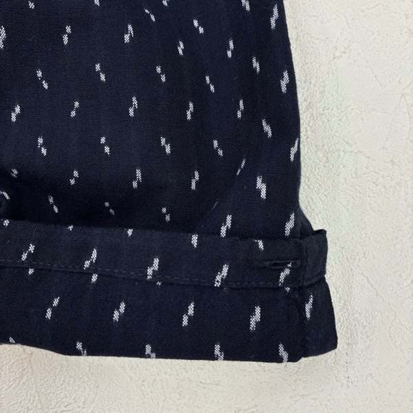 久留米絣　儀右ヱ門　もんぱん　紺/白　L
