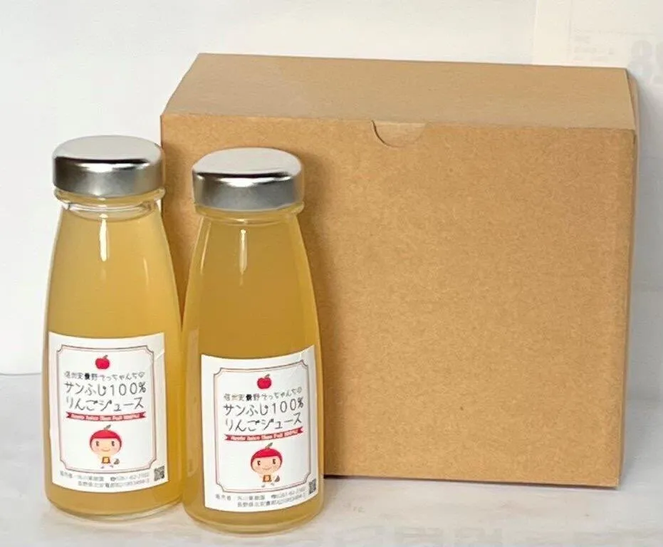 サンふじ100%リンゴジュース200ml×30本