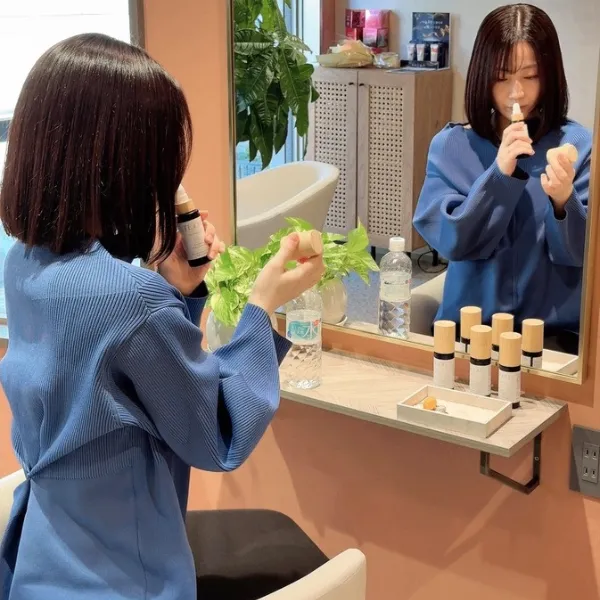 〖パサつく毛先にツヤとまとまり〗ロータス香るヘアオイル｜te•o