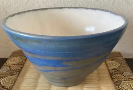 小鉢(青白) 茶碗 器 和食器 陶器 受賞作家 手作り 一点物 ⑨