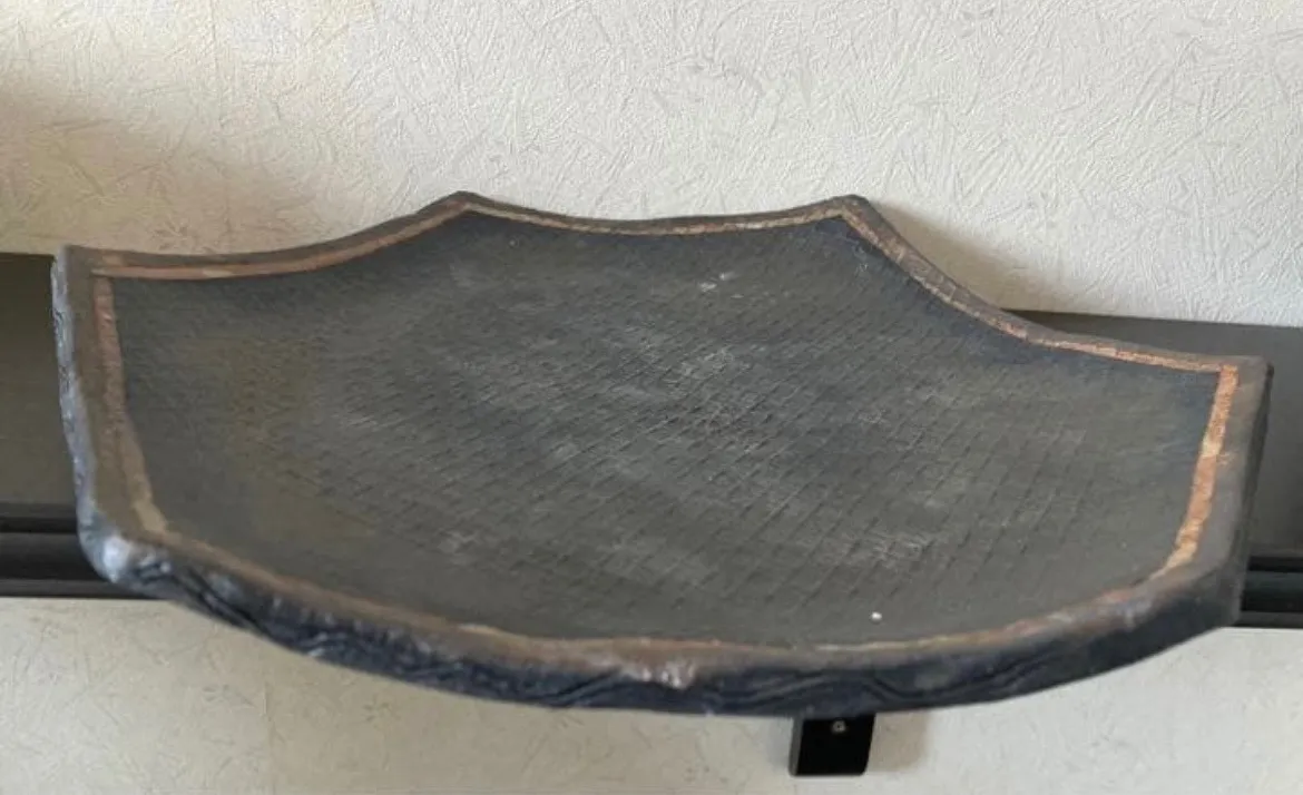 六角大皿(瓦) 皿 器 和食器 陶器 受賞作家 手作り 一点物