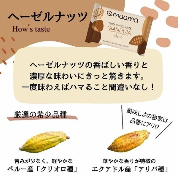 ★値下げSALE 30％OFF★【有機JAS】ローチョコレート ヘーゼルナッツ 30g
