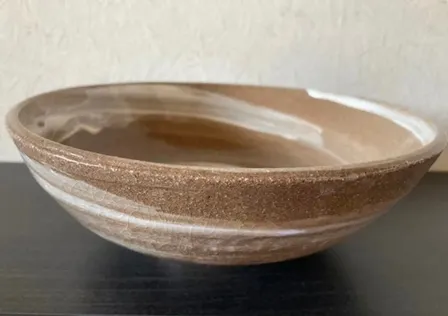 大皿(丸深) 皿 器 和食器 陶器 受賞作家 手作り 一点物 ㉝