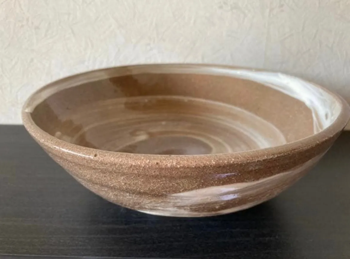 大皿(丸深) 皿 器 和食器 陶器 受賞作家 手作り 一点物 ㉝
