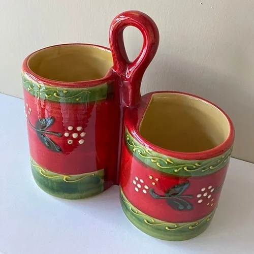 【スペイン陶器】ツールスタンド