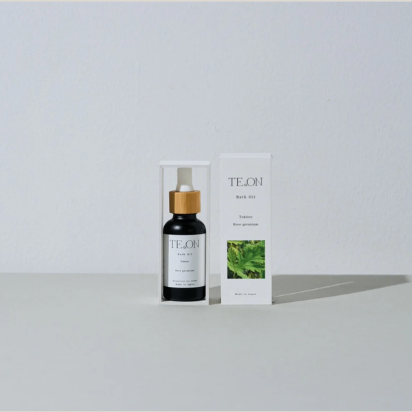 【 バスオイル 】　Rose geranium｜te•on｜30ml｜made in 鹿児島