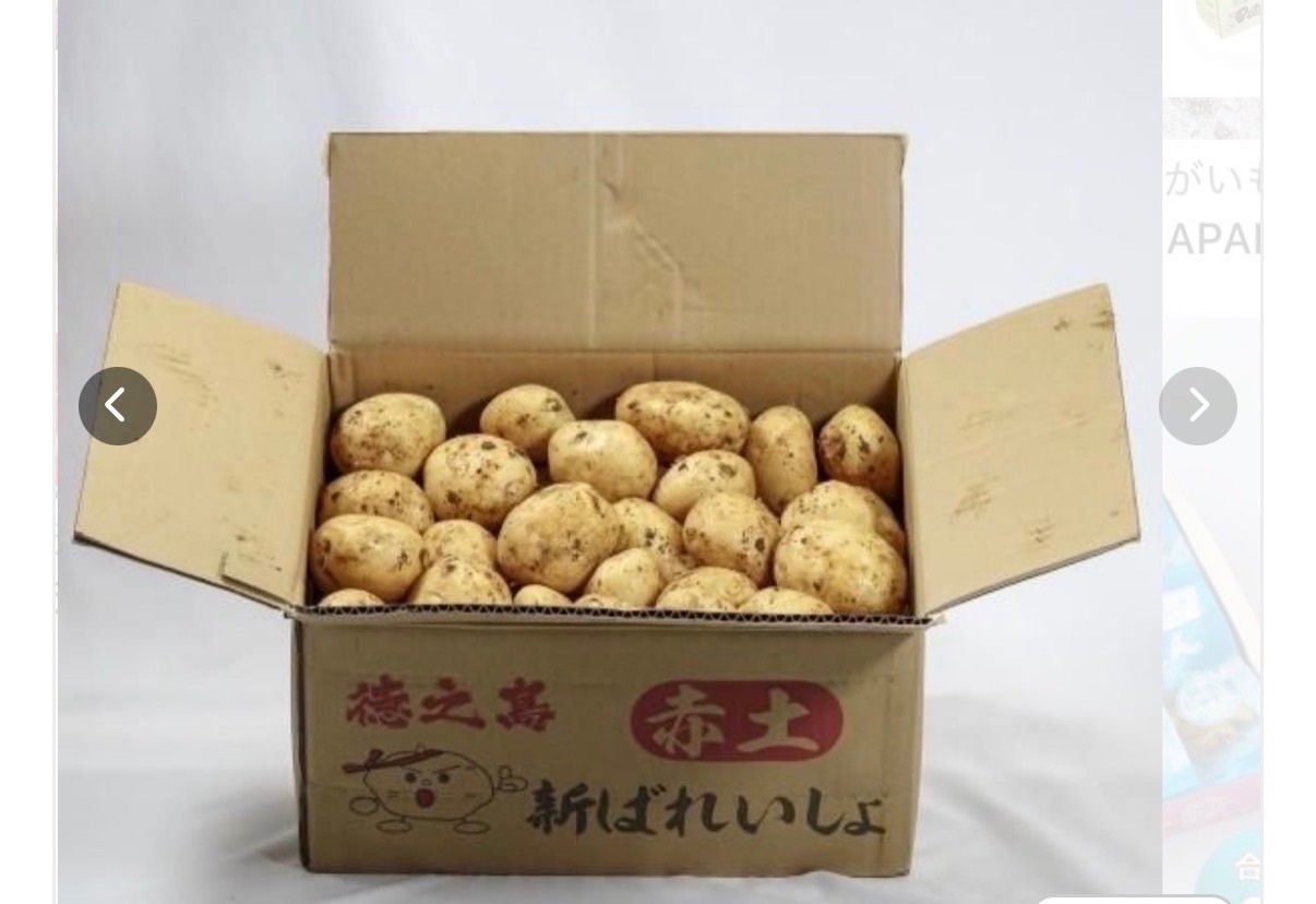 【農家直送】南国の恵・徳之島産新じゃがいも ５kg
【4月末までの限定出品】