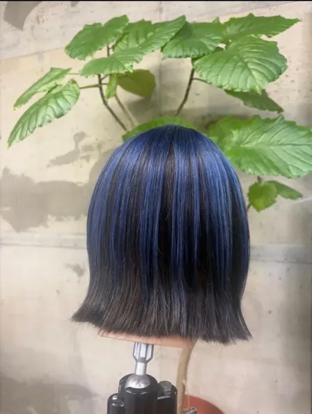 ＊ネイビーブルー＊トップエクステ推しか活にも