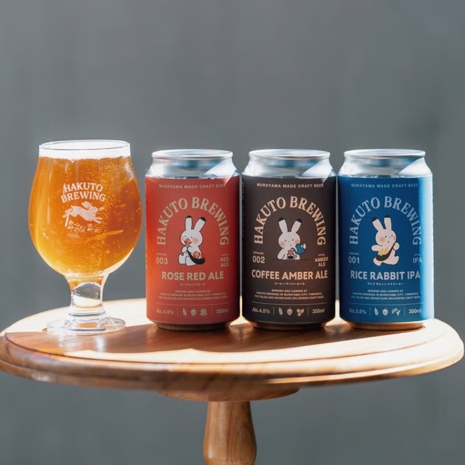【クラフトビール】Hakuto Can ４set ／缶ビール４本セット