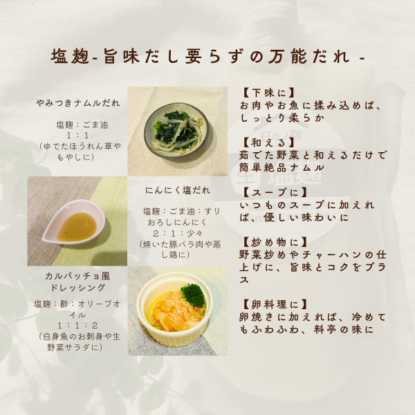 【母の日ギフト】麹くらべ3種セット（各100g）