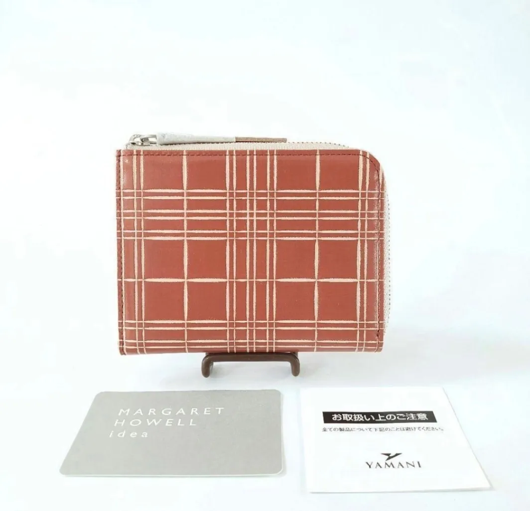 新品　MARGARET HOWELL idea レザーウォレット　コインケース　スリム財布