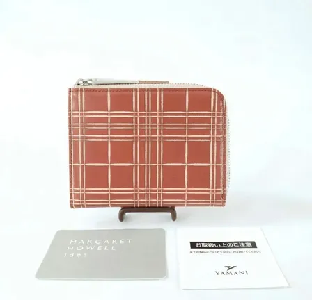 新品　MARGARET HOWELL idea レザーウォレット　コインケース　スリム財布