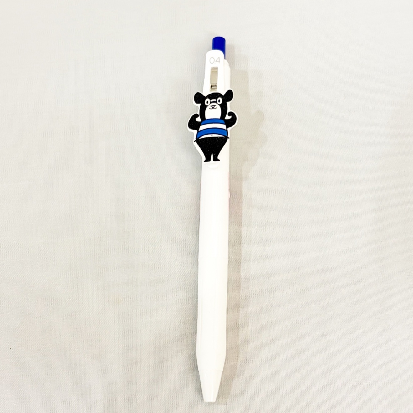 ブングマ　ボールペン〈ガッツポーズ・青〉