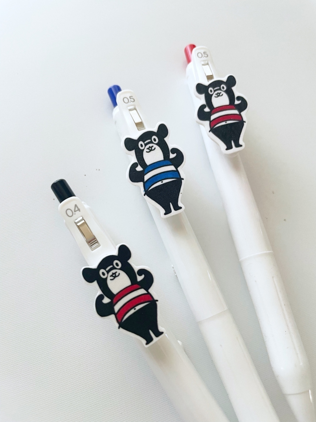 ブングマ　ボールペン〈ガッツポーズ・青〉