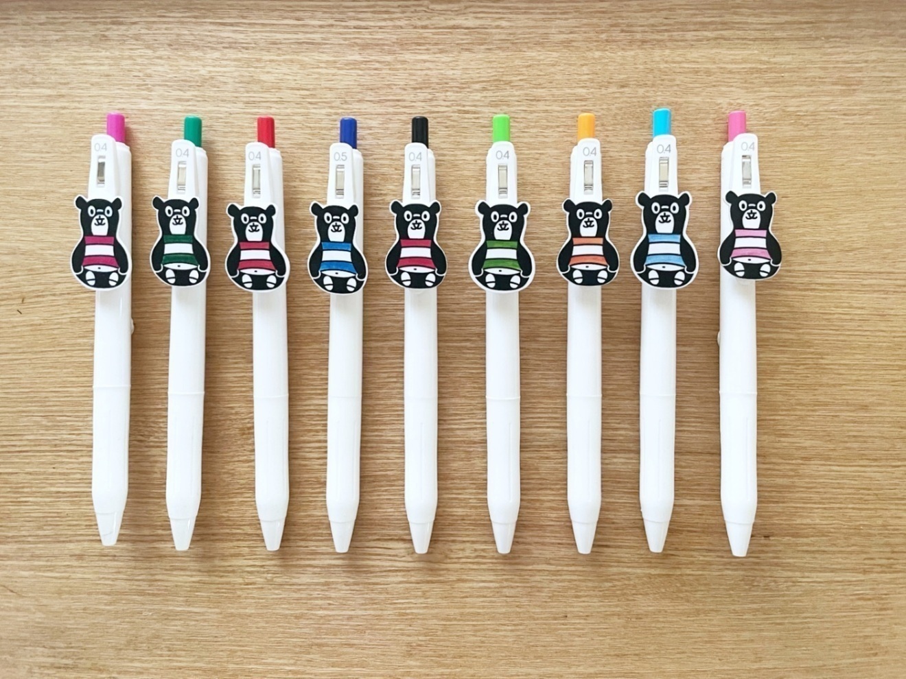 ブングマ　ボールペン〈ダルマフォルム・オレンジ〉