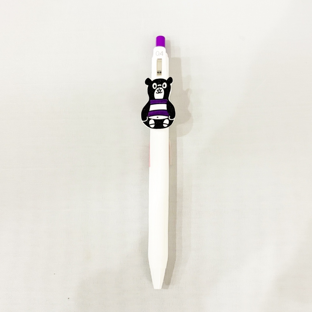 ブングマ　ボールペン〈ダルマフォルム・バイオレット〉